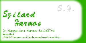 szilard harmos business card